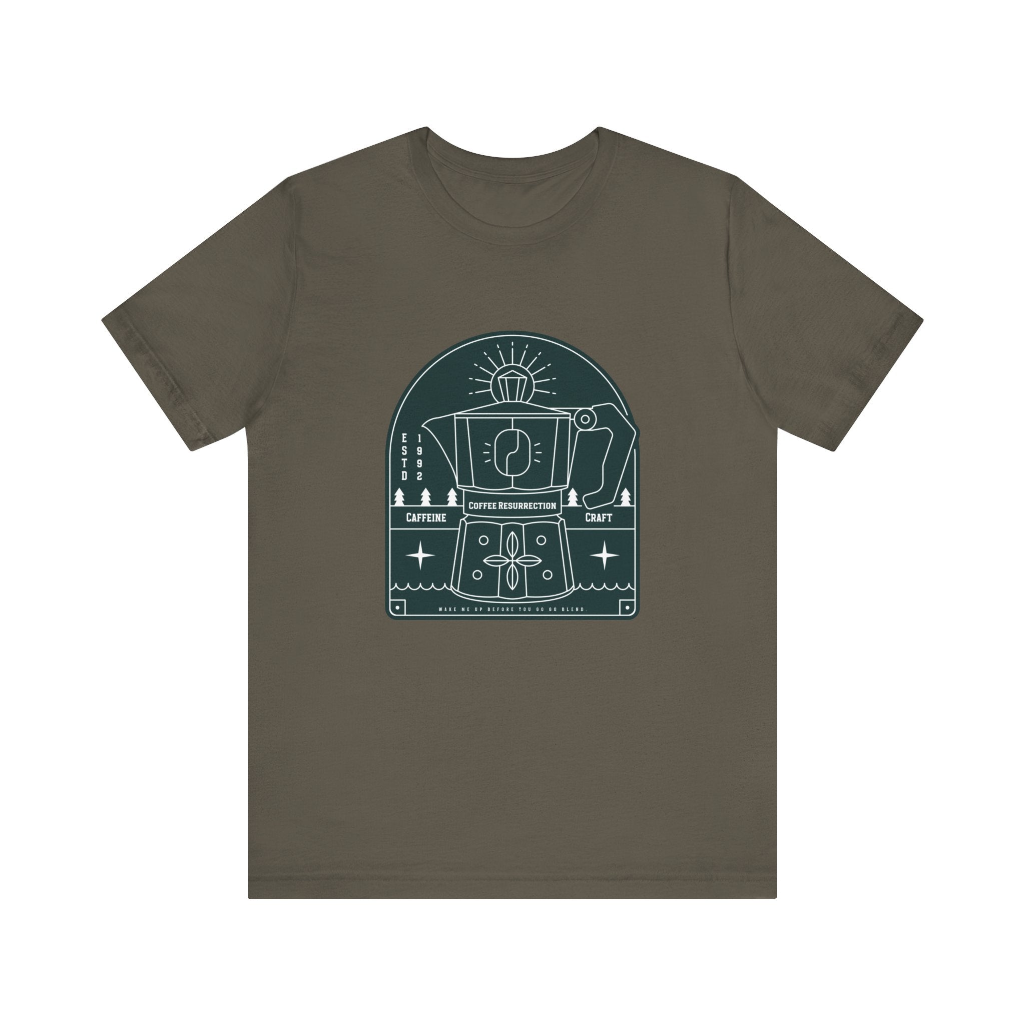 Caffeine Craft "Pot Head" Coffee Unisex Jersey Short Sleeve Tee
